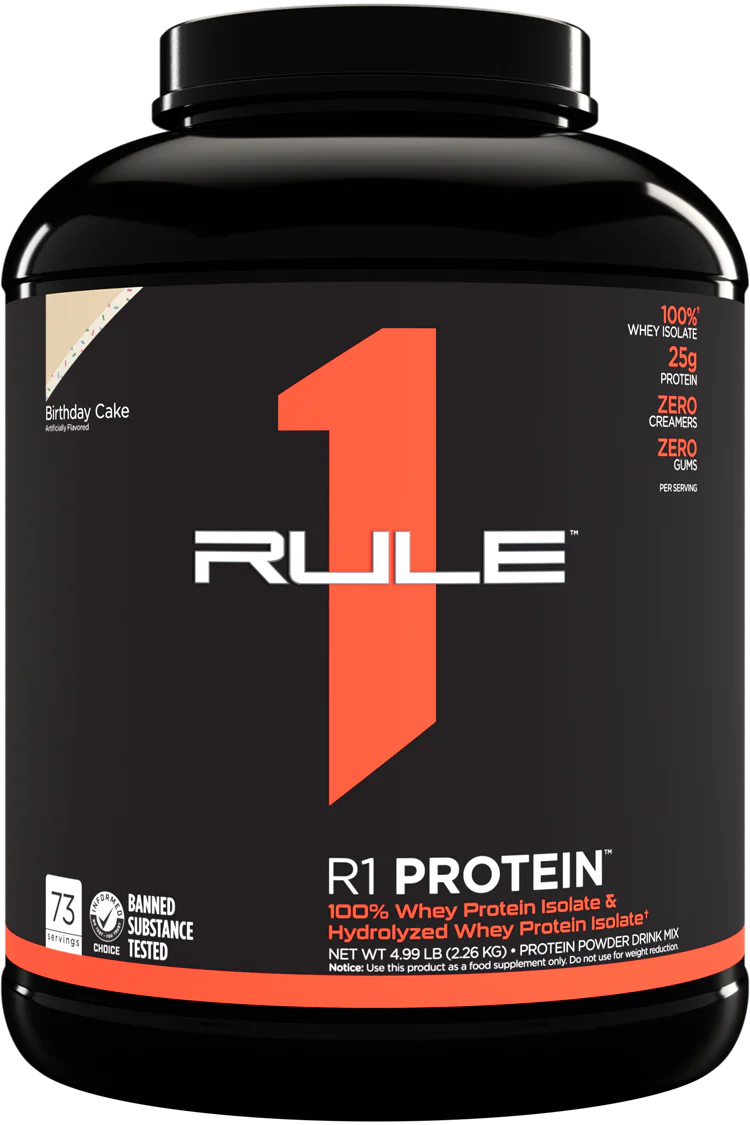 Rule1 R1 Protein Isolates/Hydrolysate - 2.26 kg (5 lb)