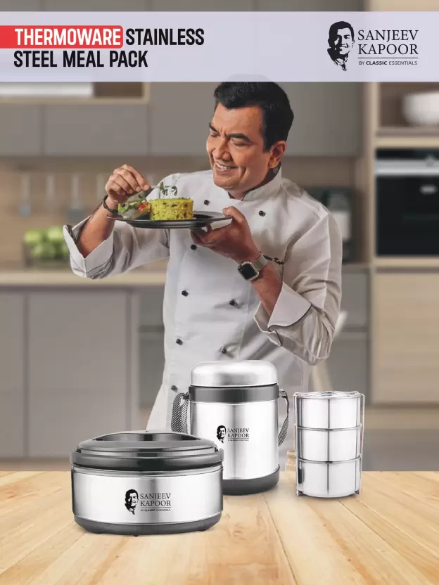 Sanjeev Kapoor Meal Pack Thermoware Casserole & Thermo Lunch Box - Image 6