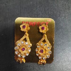 Two-Way Ball Earrings (Dual Tone)